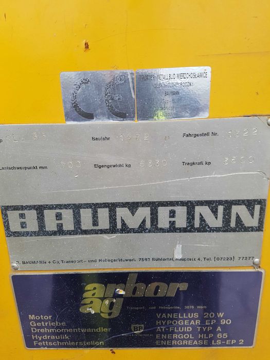 Widlak boczny BAUMANN