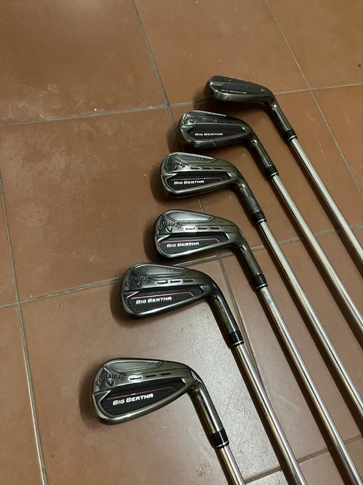 Set Ferros Golfe Callaway Big Bertha (6 Tacos) – Varas Aço Elevate MPH 85 R-Flex