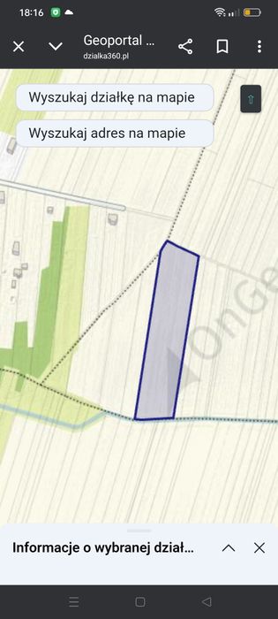 Sprzedam działkę rolną