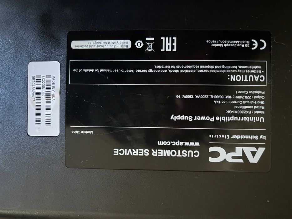APC Schneider Electric BX2200MI-GR