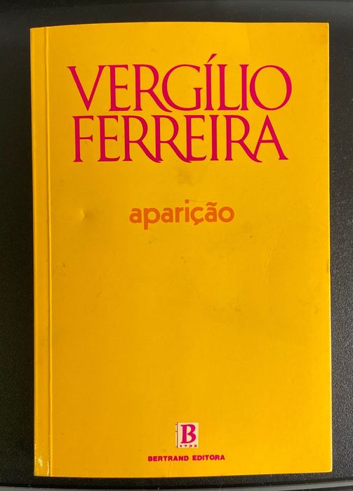 Livro APARIÇÃO, de Vergilio Ferreira