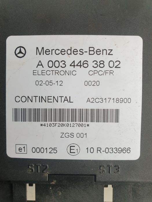 Mercedes Actros mp4 komputer sterownik CFC/FR