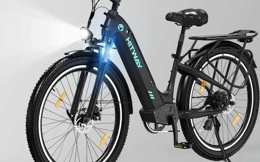 Bicicleta Elétrica HITWAY BK16 26" x 3.0 – Nova na Caixa