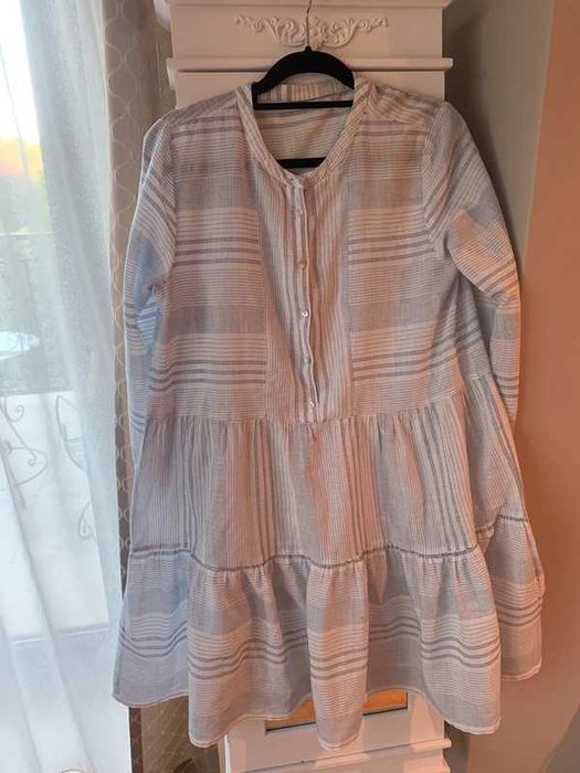 ZARA sukienka overize styl boho