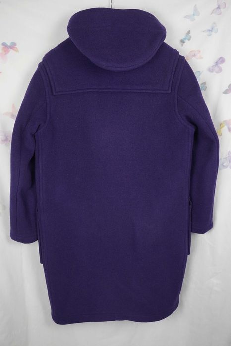 Fioletowa budrysówka damska płaszcz wełna London Tradition S