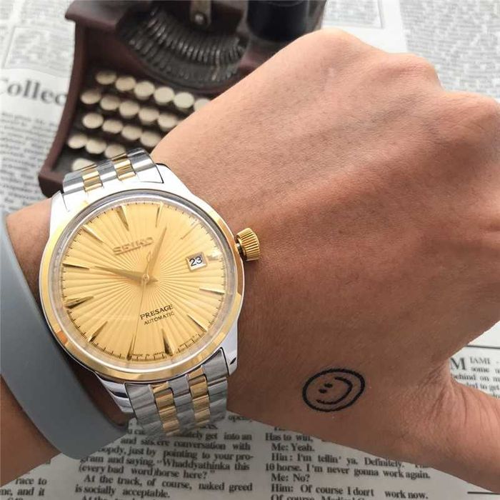 Годинник автоматичний Seiko Presage Cocktail Time "Espresso Martini" (SRPE17J1) bikolor