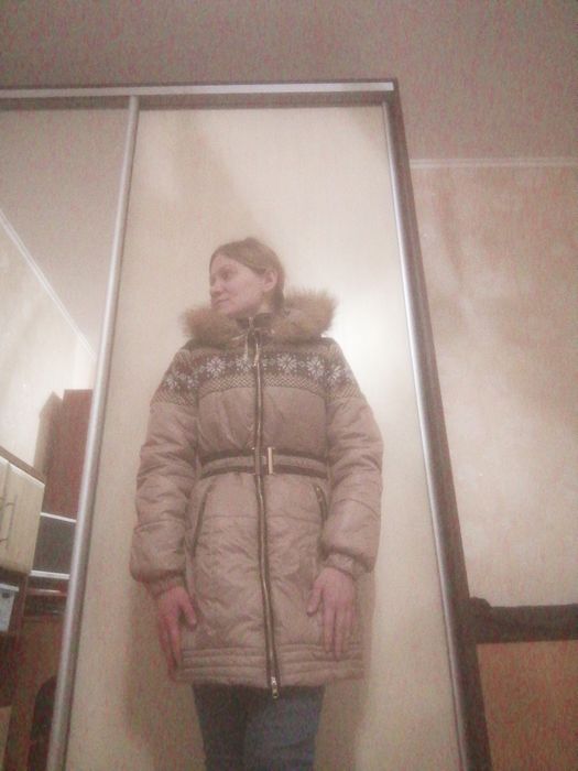 Пальто пуховик зимнее  на девочку женское