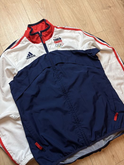 Adidas Czech Olimpic Team 2004 Afine Rare Męska M Kurtka Wiatrówka Track Jacket