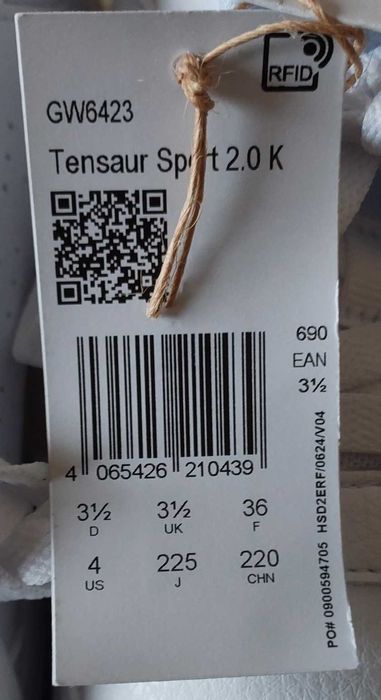 Ténis Adidas Brancos (novos) - nº 36