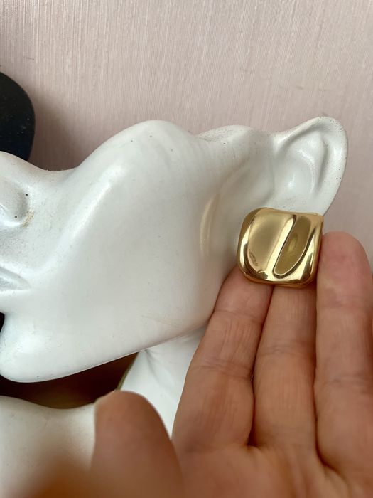 Avon вінтажні сережки кліпси золотисті американський вінтаж