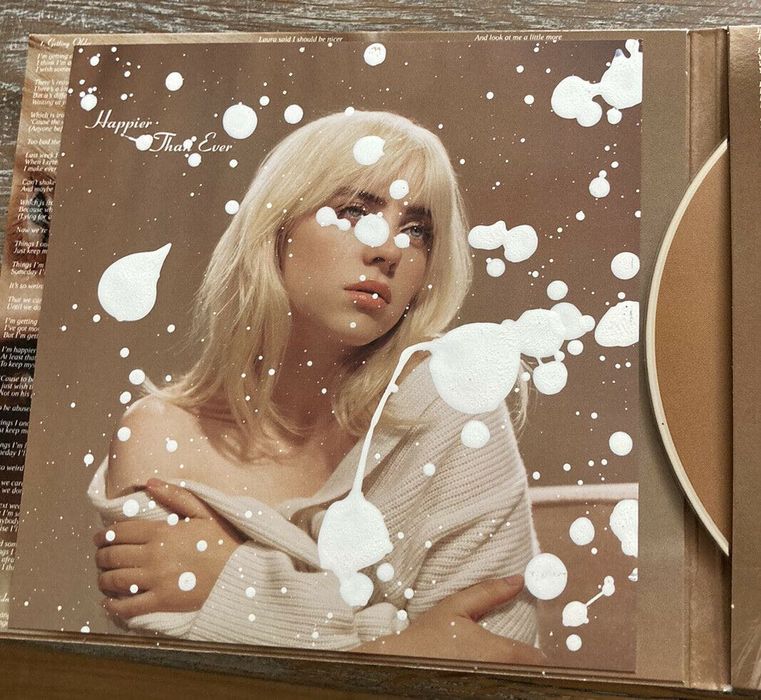 Лимит. альбом Happier Than Ever Billie Eilish: арт + CD диск