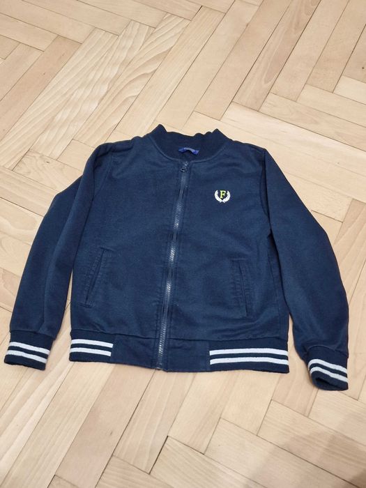 Granatowa chłopięca bluza SCHOOL Futurino rozmiar 128