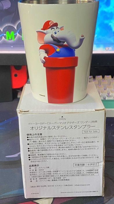 Copo Comemorativo Oficial - Super Mario Bros. Wonder (Nintendo Switch)