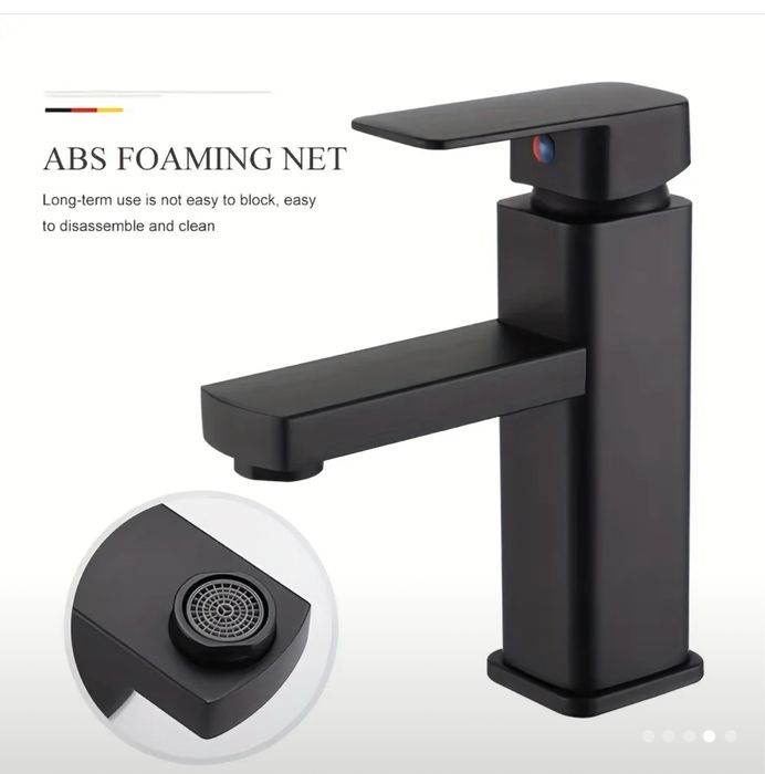 Torneira preta , mono comando, 2 unidades