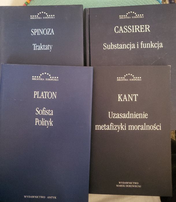 Kant, Spinoza, Traktaty, Cassirer,  Platon