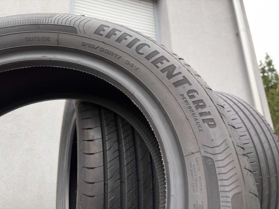 4szt letnie 215/55R17 GoodYear 7mm 2023r świetny stan! L6770 gwarancja