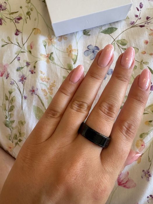 Smart Ring INTELIGENTNY pierścień z wyświetlaczem LED 5ATM Czarny r 10 / 23