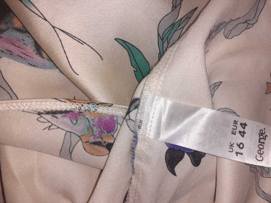 Bluzka nietoperz kimono 46 48 maskująca wyszczuplająca