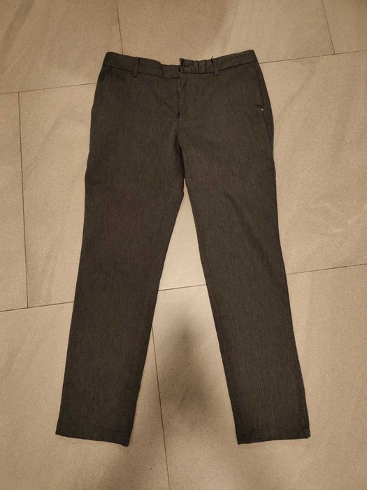 Spodnie Reserved Chino 31 M slim nowe new szare grey bawełna