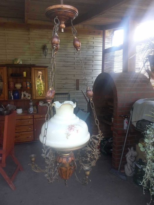 Lampa wisząca. Antyk.