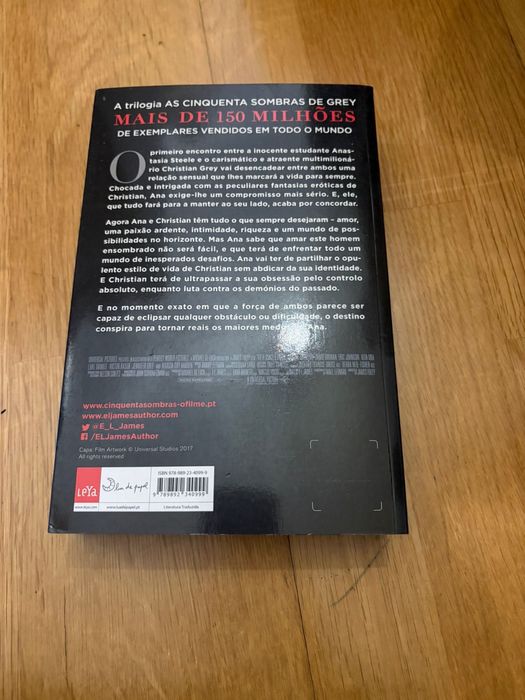 As Cinquenta Sombras Livre - El James (Como Novo)