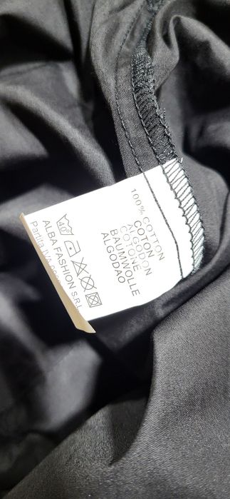 Czarna koszula klasyczna damska bawełna premium oversize uni