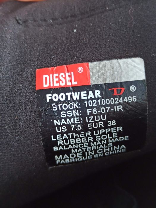 Botas em pele n° 38 Diesel