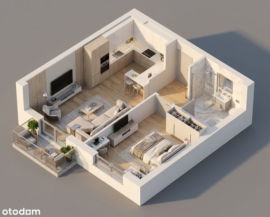 DUŻY RABAT! 2pok 40m2|Gotowe Teraz! MP hala>Blisko Sklepy/Komunikacja