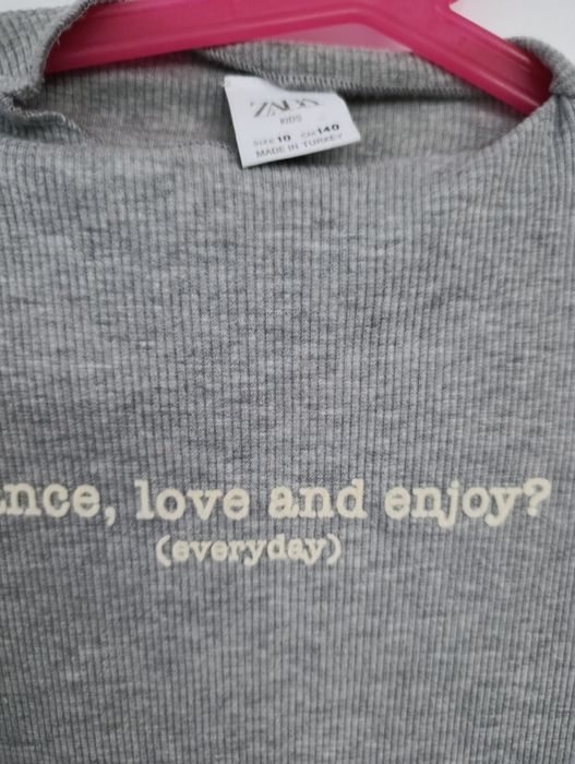 Body prążkowane Zara rozmiar 140