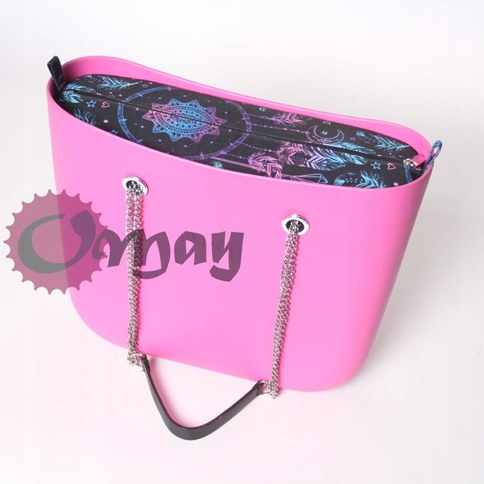 organizer OBAG STANDARD łapacze fluo czarny 2 kieszenie wkład OMAY