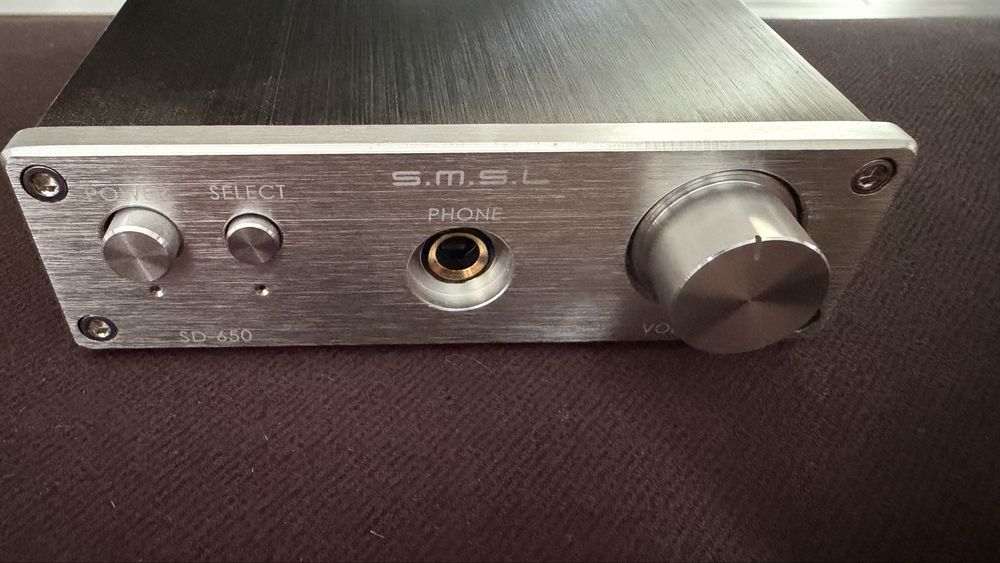 SMSL SD-650 DAC + Wzmacniacz Słuchawkowy | USB / Optical / Coax | Hi-Fi | Stan BDB
