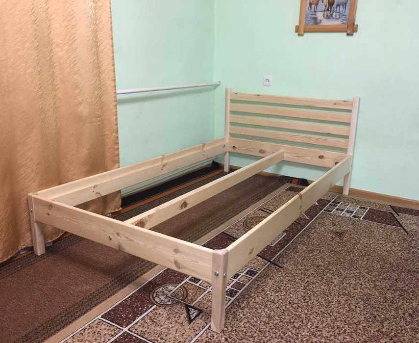 Ліжко дерев'яне одинарне/полуторне, 3500-4800 грн разом з доставкою НП