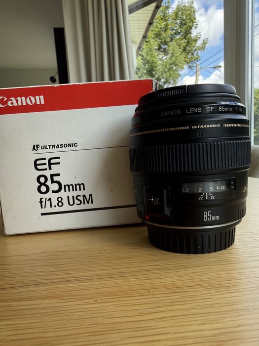 Canon EF 85mm f/1.8 USM  ultrasonic — 1szy wlasciciel, stan idealny, Warszawa