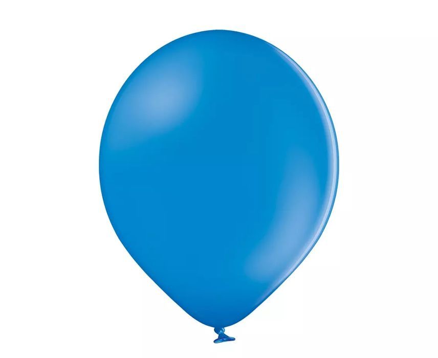 Balony PASTELOWE klasyczne NIEBIESKIE gładkie x100. BELBAL