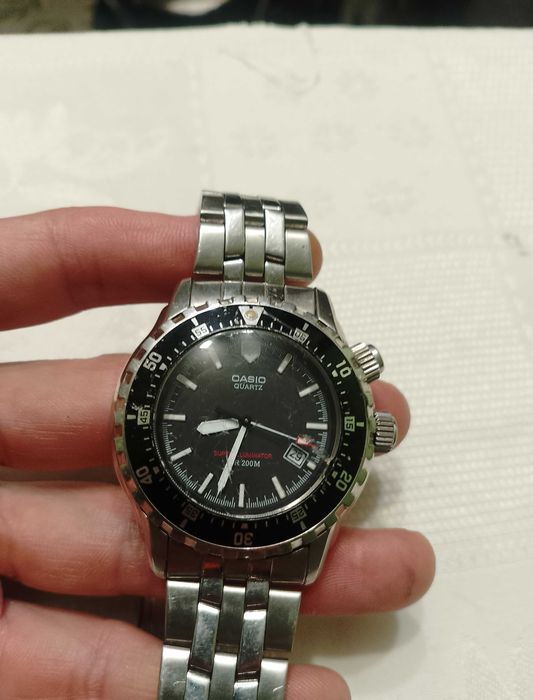 Японские часы Casio 3304 MTD-1054 дайвер 200м