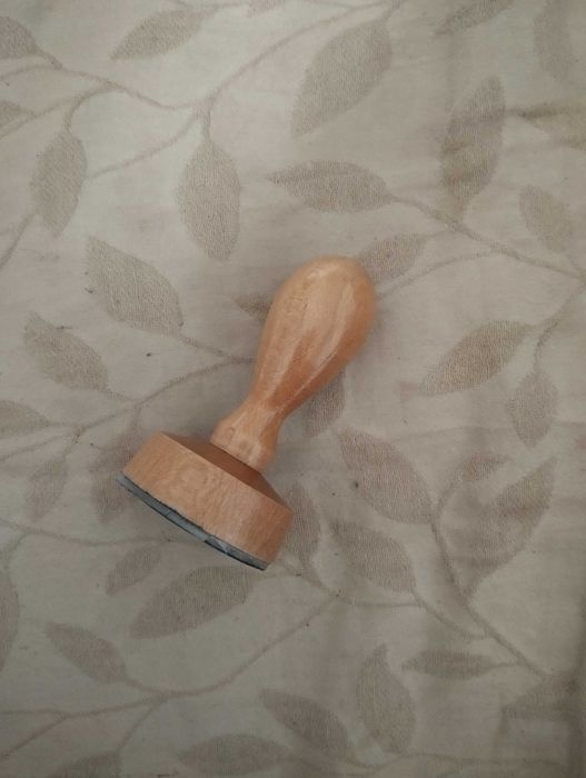 Pieczątka stempel na zaproszenia drewniany Julia & Bartek