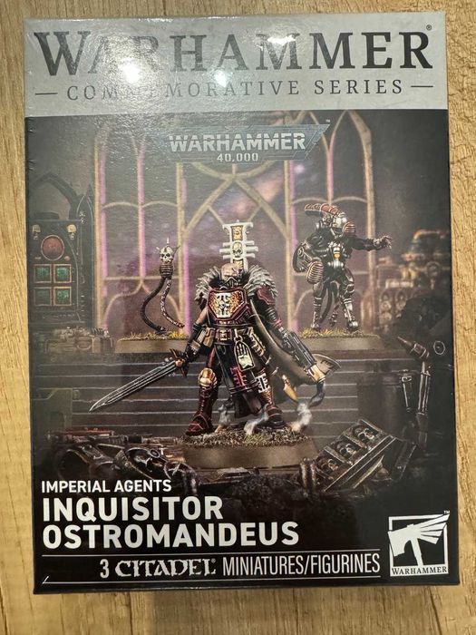 Warhammer 40k Imperial Agents Inquisitor Ostromandeus NOWY FOLIA 3 figurki