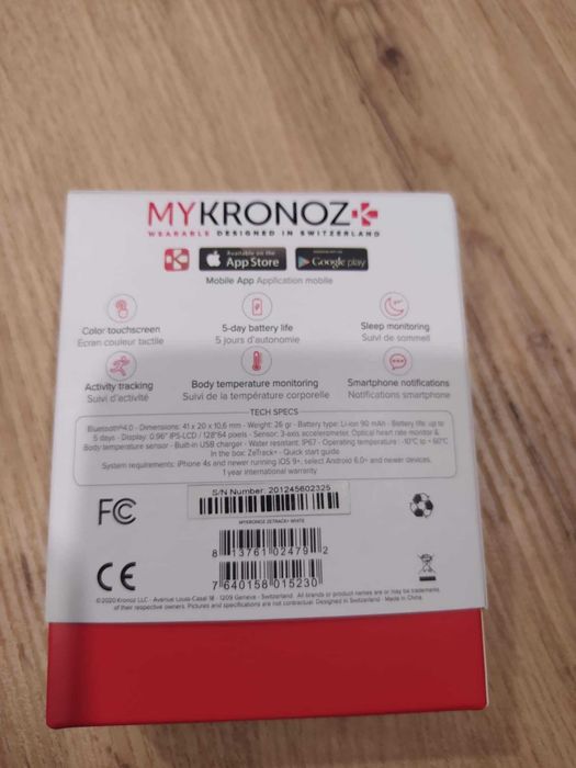 opaska sportowa MyKronoz ZeTrack+