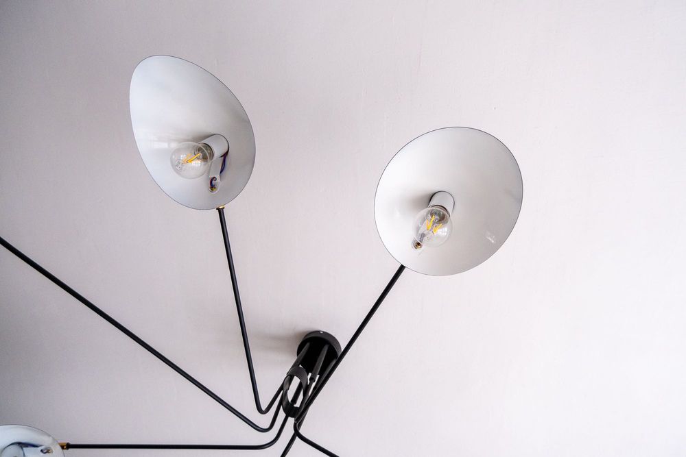 Lampa sufitowa pająk