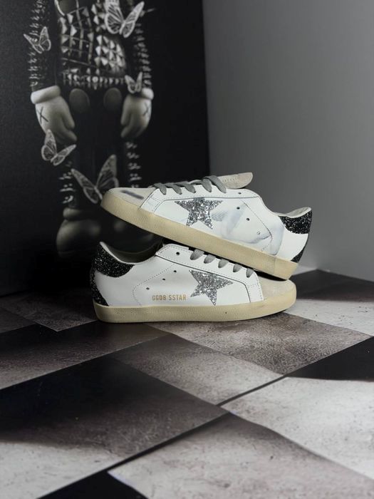 Оригінал Golden Goose Superstar білі нові Італія шкіра жіночі кеди