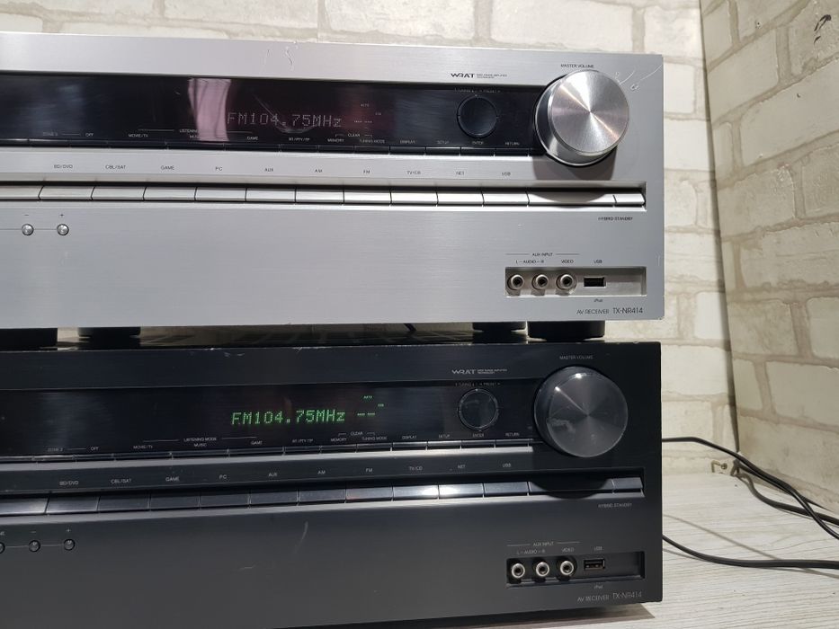 Пульт!5.1 AV ресивер Onkyo TX-NR414, HDMI, USB, 3D, LAN, б/у 4ч/2с