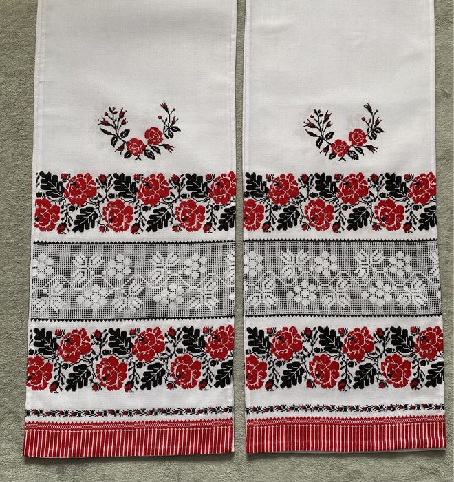 Вишиті весільні рушники