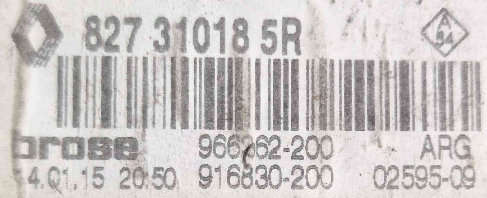 Elevador Vidros Trás Esquerdo 827310185R - RENAULT MEGANE III Hatchback
