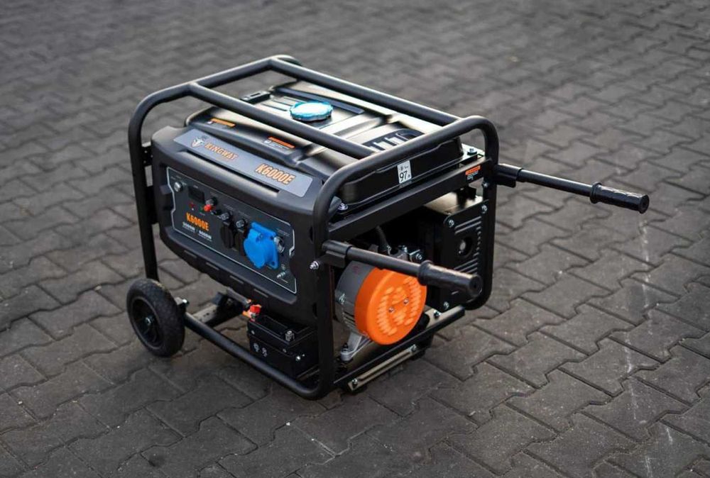 генератор 6 кВт медная обмотка 6 кВт електростартер автозащита колеса