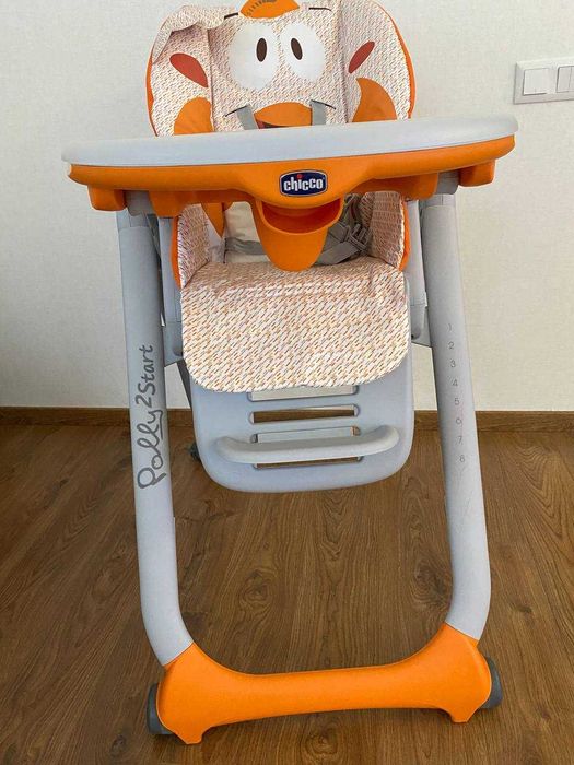 Cтільчик для годування Chicco Polly 2 Start Fancy Chicke