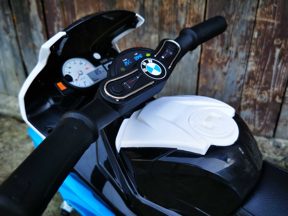 Motocykl BMW RR Ścigacz Elektryczny Trójkołowy Auto AKUMULATOR DZIECI