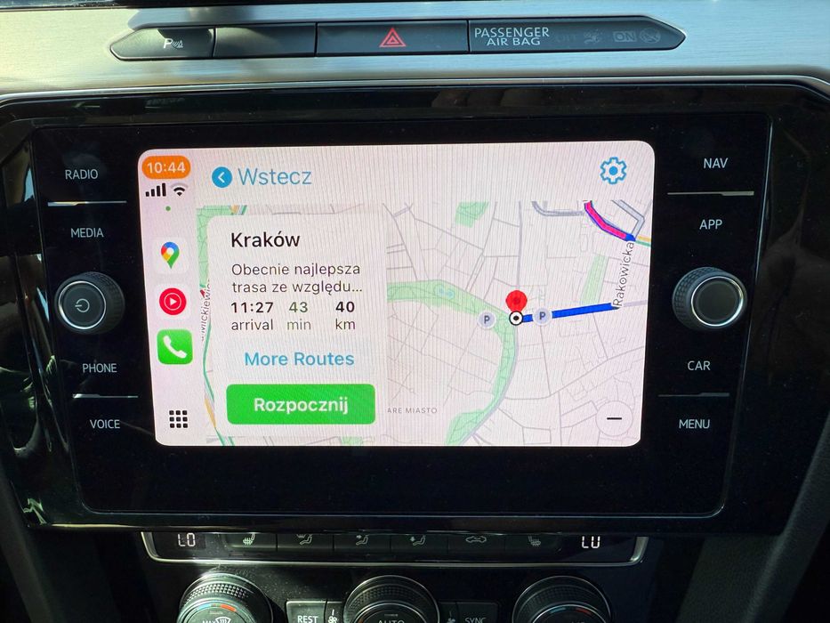 VW Nawigacja Carplay Android Auto Arteon Golf Tiguan Touran MAPA EU