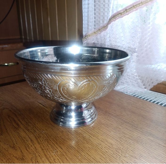 Вінтажні посріблені підноси Підставка для столових приборів Чаша