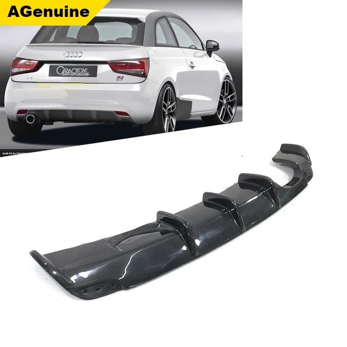 SPOILER DIFUSOR DE ESCAPE PALA ABA AUDI A1 RS1 S1 S-LINE SLINE novo
