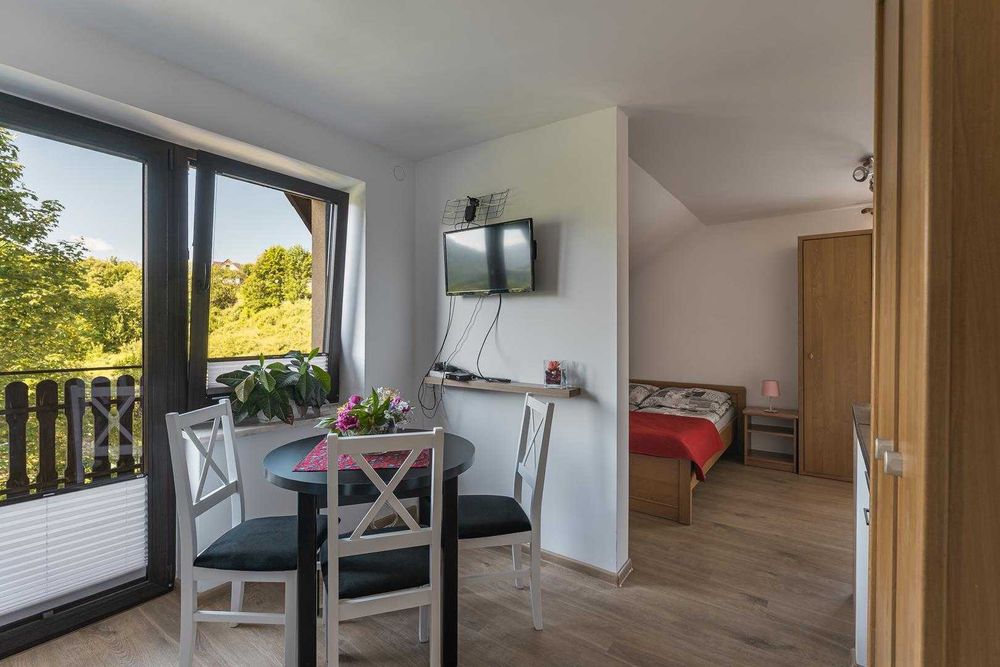 Studio i pokoje z widokiem na góry Szczawnica. Noclegi Pieniński Zakątek